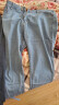 皮尔卡丹（pierre cardin）牛仔裤男夏季弹力商务直筒裤休闲天丝长裤子男士C2042浅蓝32 实拍图