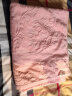 恒源祥纯棉全棉老式毛巾被单人怀旧毛巾午睡毛毯被子夏季沙发盖毯 2247（粉色） 150*200cm 实拍图