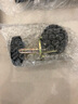 名门 静音门锁室内卧室房门锁家用实木门锁黑色房门把手分体静音锁具 静音哑黑锁+M19地吸+4寸平开3片 右开 实拍图