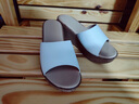 百林猴拖鞋女外穿夏夏季软皮时尚一字拖厚底高跟坡跟女士大码防滑凉拖鞋 白色 37 实拍图