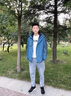 森州狼爪冲锋衣男三合一可拆卸两件套秋冬防风保暖滑雪外套女团购定制logo 1201男牛仔蓝 XL 实拍图