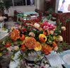 野派田园风花篮仿真花假花套装客厅电视柜装饰品花艺手提花篮插花摆件 石榴丽花混搭花篮AC814 实拍图