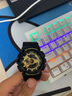卡西欧（CASIO）黑金手表gshock黑白赛车冰韧运动时尚学生防水送男友圣诞礼物腕表 GA-110GB-1A潮流黑金 实拍图