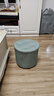 甄沐沙发墩布艺小凳子家用矮凳圆凳简约客厅沙发茶几凳创意墩子网红实 浅藏青 直径32*高28cm 实拍图