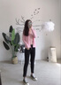 酷然（KORAMAN）户外防晒衣女冰丝长袖夏季防紫外线防晒服透气外套 升级款女粉色 M 实拍图