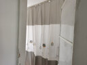 诺罗 伸缩杆免打孔窗帘杆卧室免安装晾衣杆卫生间晾衣架收缩窗帘挂杆 白色 伸缩杆3.6-4.1米 实拍图
