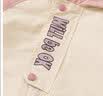 乐芭鼠童装儿童外套春秋装新款女宝宝衣服外穿连帽卡通洋气棉布幼童小孩休闲时尚夹克女童上衣 桔色 100码建议2-3岁 ( 身高90-100cm ) 实拍图