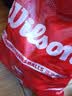 威尔胜（Wilson）无压袋装桶装13600/131100发球机通用专业训练网球蛇年系列网球拍 60个袋装 送球袋 WR13600 实拍图