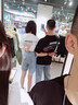潮氪 短袖t恤男 夏季潮牌五分半袖男士衣服男圆领情侣装夏天宽松潮流 黑色H1563 L 推荐120-145斤 实拍图