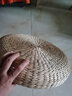 TaTanice鼓形蒲团打坐垫 手工蒲草圆形禅修垫榻榻米坐垫39*39*10cm 实拍图