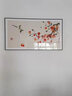 禾画新中式餐厅装饰画柿柿如意壁画客厅沙发背景挂画饭厅装饰画客厅画 柿柿如意-C款（特价） 120*60【晶瓷画+铝合金框】 实拍图