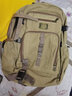 创衿新款复古男士双肩包潮流帆布男背包大容量户外背包休闲旅行背包 卡其色 加固版+防雨罩 实拍图