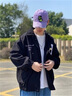 唐号灯芯绒外套男春秋ins潮牌衣服潮流春季港风青少年夹克高级感痞帅 黑色 3XL 实拍图