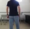 埖煦宽松牛仔裤男直筒牛仔裤子男裤阔腿裤宽松裤男九分裤港风长裤 浅蓝色 L 实拍图