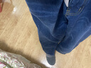 京仓牛仔裤男秋冬新款弹力修身百搭裤子男直筒休闲男装加绒加厚长裤 350磨白蓝+353磨白蓝 36 实拍图