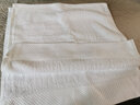 全力 10条装纯棉白色小方巾柔软吸水白毛巾酒店幼儿园KTV餐厅厨房抹布 70克35*35（高档进口棉）10条装 实拍图