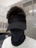 目丸冰丝防晒面罩男夏季新款脸基尼遮全脸罩护颈户外骑行男士透气口罩 条纹-黑【面罩+空顶帽】 实拍图