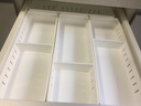 家の物语（KATEI STORY）日本进口厨房抽屉收纳盒餐具整理塑料隔板储物盒刀叉分厨具隔盒 白色小号 实拍图