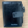 途尊（kingtrip）钱包男短款可放驾驶证带拉链潮牌学生时尚韩版青年多功能卡包一体 黑色 实拍图