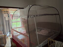 聊晨蓝依A类蒙古包蚊帐全底家用单人防蚊防摔双人加密可折叠免安装三开门 甜味日记cx 1.8x2.0m床 实拍图