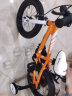 优贝（RoyalBaby）六一节礼物儿童自行车男女童车脚踏车 4岁5岁 表演车14寸 橙色 实拍图