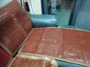 黛安居沙发垫套装夏季欧式防滑麻将席凉垫实木凉席坐垫夏天竹垫贵妃定制 深咖色祥云款【双牛筋+防滑底】 70cm*120cm 实拍图