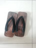 YDL.LAORT日本经典木屐沙滩男士木头拖鞋人字拖拖鞋大码44 AF903男式木拖鞋 黑色 44 实拍图
