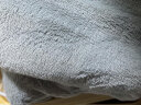 时光旧巷冬季学生午睡毯沙发毛毯空调毯办公室加厚羊羔绒毯子斗篷披肩单人 星空灰+收纳袋 120*90厘米学生款约1.2斤 实拍图