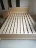 彤新雅【现货闪发】床实木床主卧双人床简约单人床出租房板式床 原木无漆+5cm椰棕床垫+床头柜*1 宽1.5M*长2M 实拍图