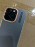 朗客适用苹果15Promax手机壳iPhone15promax保护套半透明磨砂镜头防摔超薄硬壳不沾指纹防滑撞色外壳 实拍图