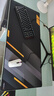 达尔优（dareu）PG-D94规寂电竞游戏鼠标垫超大号900*400*4mm加厚锁边办公键盘电脑书桌垫橙黑色 实拍图