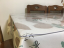 乐沃（lavao） 无味桌布PVC茶几餐桌垫防水防烫防油透明长方形软玻璃学生课桌垫 食品级  磨边无味磨砂2.0mm足厚 80*140cm 实拍图