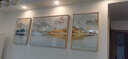 墨派卧室装饰画床头挂画现代简约轻奢酒店墙画客厅背景墙主卧房间壁画 背靠金山 160x50cm适合1.8米床晶瓷 实拍图
