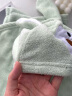 洁丽雅儿童浴巾带帽斗篷新生婴儿洗澡比棉纱布柔软吸水宝宝浴袍 (80*150cm)绿色考拉 实拍图