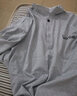 哇牌裳男士T恤夏季保罗带领男士冰丝有领半袖潮流翻领定制工作服短袖t恤 浅灰 2XL 实拍图