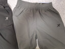 特步短裤男五分裤夏装新款运动裤透气速干裤跑步健身男裤子 珍珠灰-0200（吸湿速干-七分裤）-男 M 实拍图