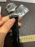 十瑞适用于OMEGA欧米茄表带鳄鱼皮表带真皮男碟飞超霸海马系列手表带 黑色银扣【折叠款】 19mm 实拍图