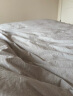 素时代床上四件套纯棉 A类100%全棉日式水洗棉被套1.5米床笠款 灰密条 实拍图