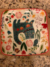 佳佰 美式盘子4个装 彩猫系列创意混搭6英寸菜盘家用陶瓷餐盘骨碟小平盘 实拍图