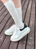 ELLE厚底增高小白鞋女学生小个子百搭休闲板鞋轻奢运动鞋 白色（跟高4.6cm） 38 (240mm) 标准码 实拍图