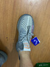 回力350椰子鞋男鞋2025冬季新款网面飞织鞋男休闲运动鞋减震跑步鞋潮 0117-灰色 40 实拍图