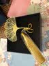 小雕匠黄铜流苏叶脉金属书签文具定制中国古风故宫文创教师节送老师同学生日礼物学生毕业开学莲花伴手礼 实拍图
