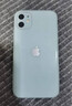 新爵 苹果11手机壳玻璃iphone11pro max镜面镜头全包液态水彩新款男女防摔超薄个性硅胶软 淡青绿【镜头全包】 苹果11 -6.1英寸 实拍图