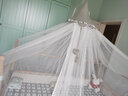 贝乐堡婴儿床蚊帐带支架对开门式儿童床宫廷落地蚊帐新生儿bb遮光蚊帐罩 加大款灰色【落地式/周长8m】 实拍图