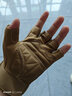 浴战健身手套男运动骑行战术手套单杠引体向上单杠器训练耐磨防滑半指 沙土色-半指 L 实拍图
