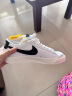 耐克NIKE板鞋女经典缓震BLAZER LOW '77休闲鞋DC4769-102白/黑36 实拍图