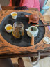 万仟堂（Edenus）茶盘茶托满月陶瓷功夫茶盘家用日式茶盘可干泡可排水功夫泡茶盘台 实拍图