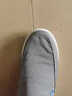 老人头男士布鞋日常休闲鞋男鞋软底透气帆布鞋一脚蹬懒人鞋子老北京布鞋 灰色 40 实拍图