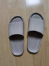 京寻开学季凉拖鞋女厚底夏季男家用浴室洗澡情侣家居拖鞋夏季外穿 软底灰色44-45（建议拍大一码） 实拍图