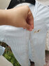 婧麒婴儿衣服夏季薄款新生宝宝提花连体衣纯棉空调服爬服夏装单件 小鲸鱼蓝 73cm 实拍图